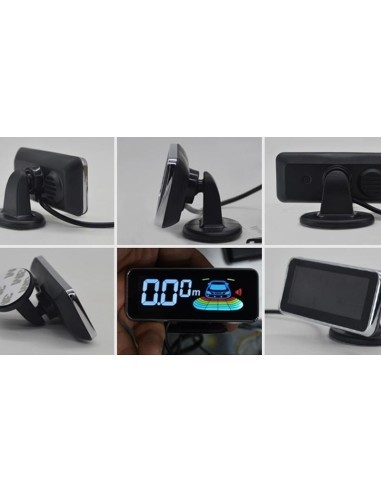 Front and rear parking sensors with timing, 8...