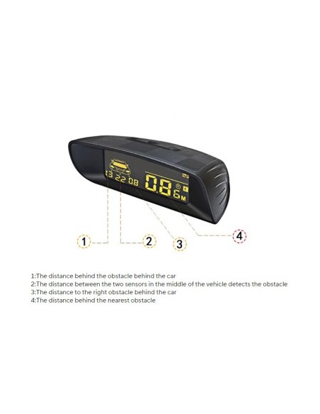 Parking sensors with LCD display