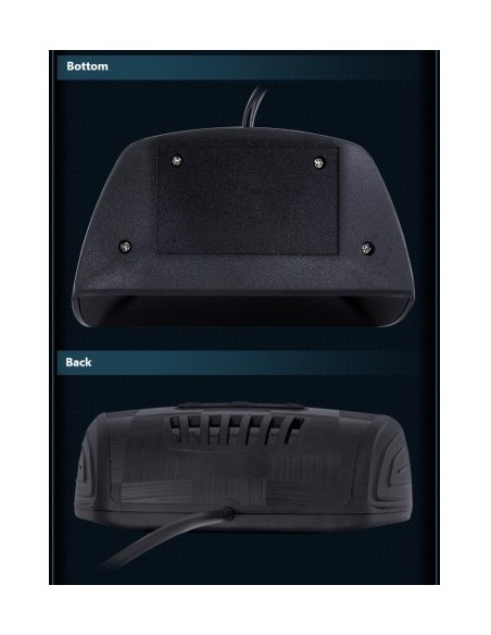 Parking sensors with LCD display