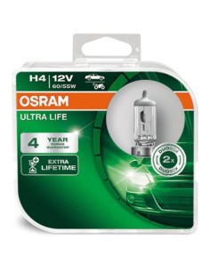 2 db H4 ULTRA LIFE Osram 12V 60/55W izzó készlet