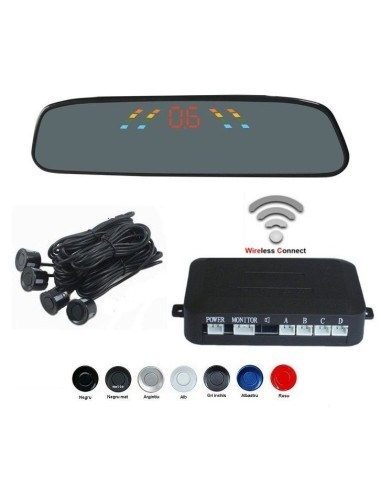 Wireless T17 Parking Sensors with Mirror Display