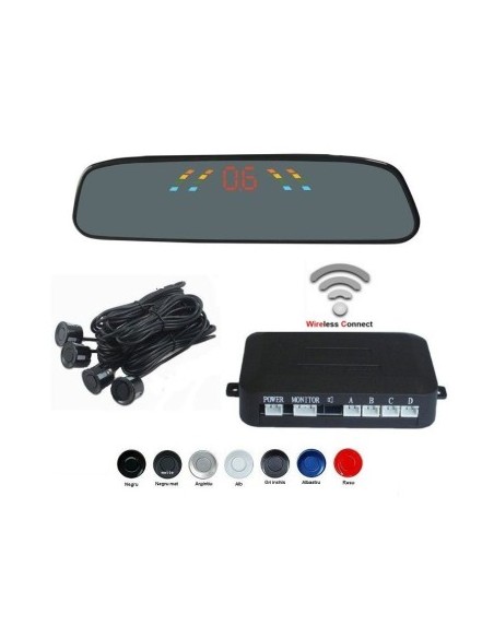Wireless T17 Parking Sensors with Mirror Display
