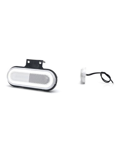 LED Position Lamp 1401 W198 12V-24V White Was
