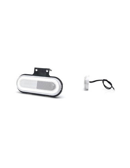 LED Position Lamp 1401 W198 12V-24V White Was