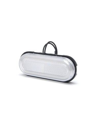 LED Position Lamp 1401 W198 12V-24V White Was