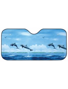 Alu Windshield Sunshade Dolphin Bottari 70X140 cm