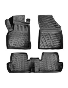 Rubber mat set type tray for Peugeot 3008 I 2008-2016