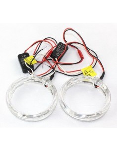 Set of 2 LED car rings diameter 95mm with Dimming... 2