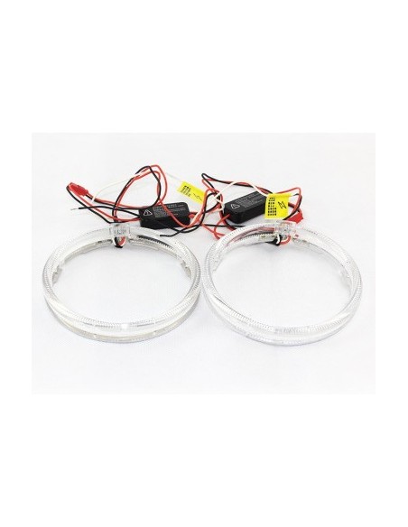 Set of 2 LED car rings diameter 95mm with Dimming function LR-95MM