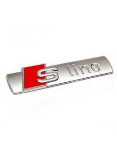 Metallic Adhesive Emblem Audi S line