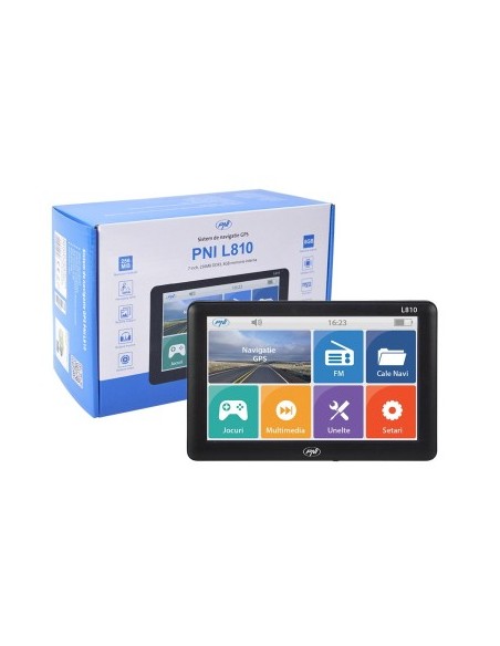 GPS Navigation System Pni L810 7 Inch Screen, 800 Mhz, 256mb Ddr, 8gb Internal Memory, Fm Transmitter