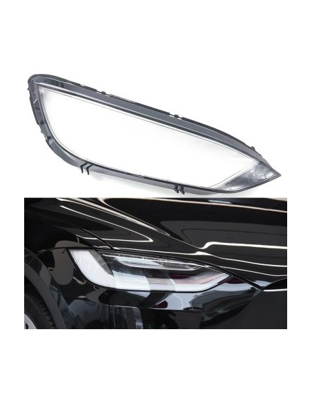 Right headlight glass for Tesla Model X (2015 - present)
