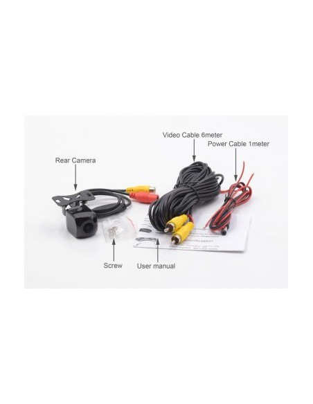 Adjustable 180 Degree Angle Rearview Car Camera 12V
