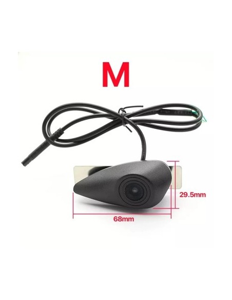 Dedicated front camera for Hyundai with logo mount, size M, dimensions 68mm x 29.5mm