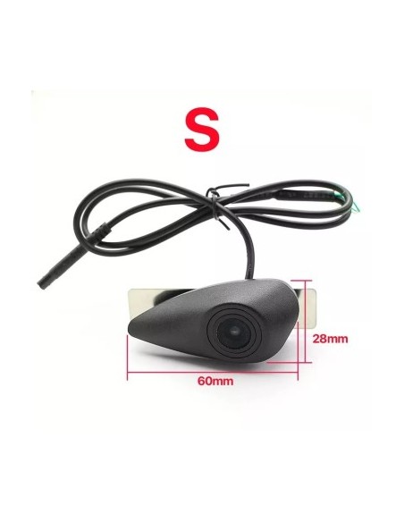 Dedicated front camera for Hyundai with logo mount, size S, dimensions 60mm x 28mm