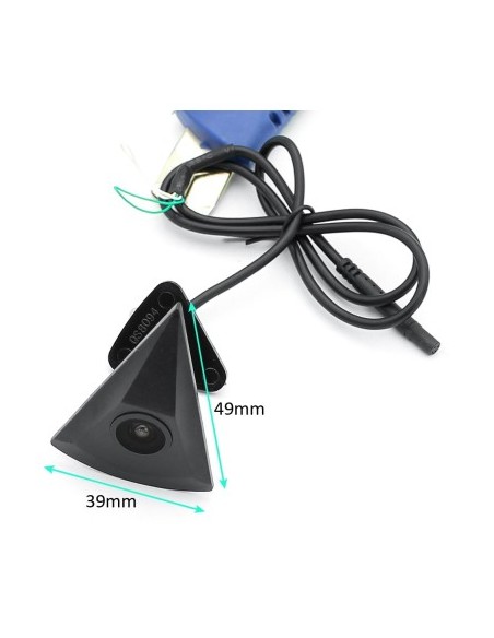 Dedicated front camera compatible with Volkswagen models with logo mounting