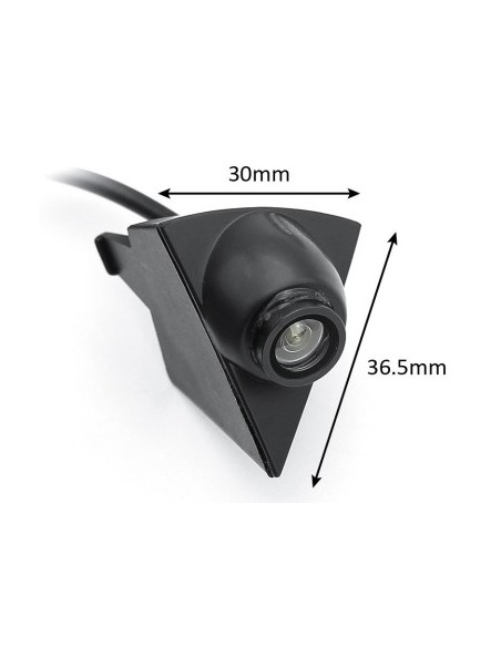 Dedicated front camera compatible with Volkswagen models with logo mount