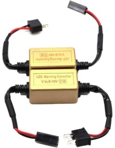 Set of 2 LED H7 12V Error Canceller Bulbs