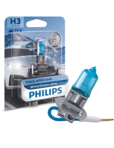 Philips H3 White Vision Ultra 12V 55W car bulb