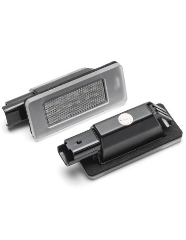 Set of 2 LED License Plate Lights for Citroen...
