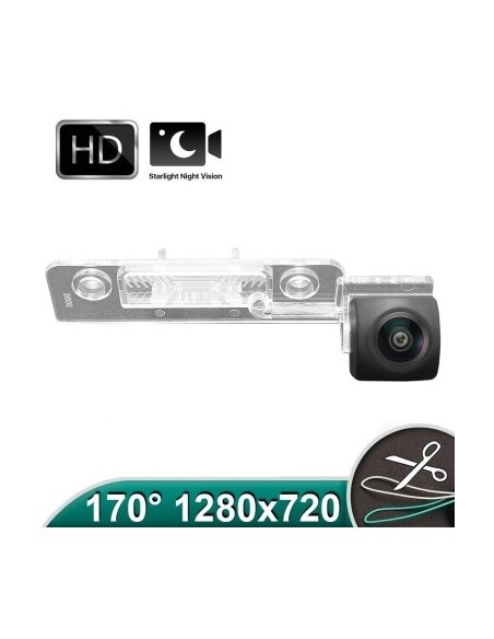 HD Rearview Camera, 170 Degree Angle with StarLight Night Vision for Skoda Octavia 2 (2004 - 2008), Octavia 3 Hatchback