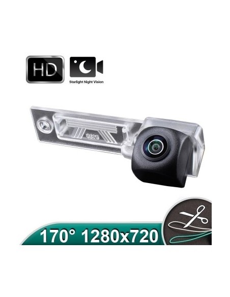 HD Rear View Camera, 170-degree angle with Night Vision for VW Passat B5 Sedan, B6 Variant, Touran, Caddy, Jetta, Golf Plus