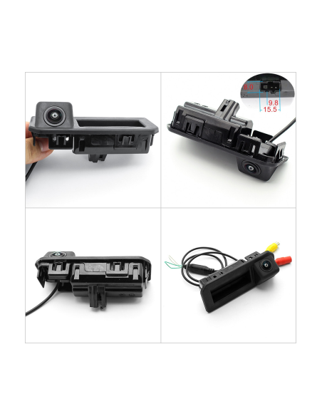 HD Rearview Camera, 170-degree angle with StarLight Night Vision for Audi Q2, Q3, Q5, A5 - FA8034