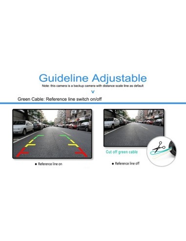 HD Rearview Camera, 170-degree angle with...
