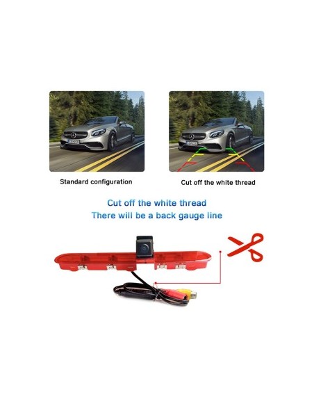 Dedicated rearview camera for PEUGEOT Expert/Traveller (2016-present)