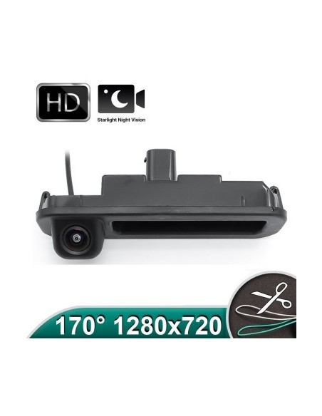 HD Rearview Camera with StarLight Night Vision for FORD FOCUS 3 Hatchback/Break on the tailgate handle