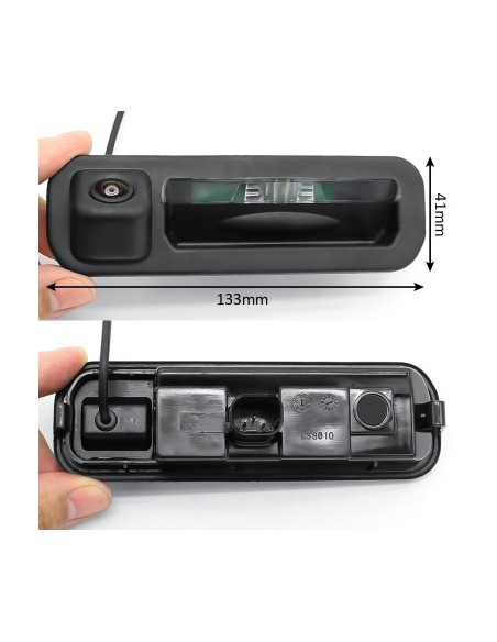 HD Rearview Camera with StarLight Night Vision for FORD FOCUS 3 Hatchback/Break on the tailgate handle