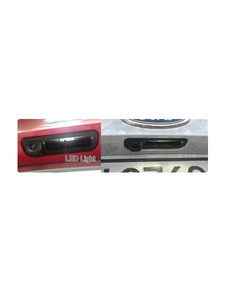 HD Rearview Camera with StarLight Night Vision for FORD FOCUS 3 Hatchback/Break on the tailgate handle