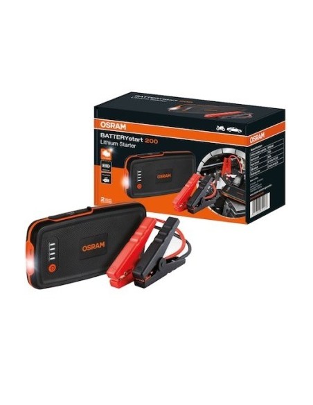 External battery / jump starter Osram BATTERYstart 200, 6000 mAh, LiCoO2, charging time 2H, Micro-USB port