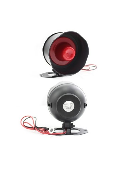 Car alarm with 2 remote controls with folding key