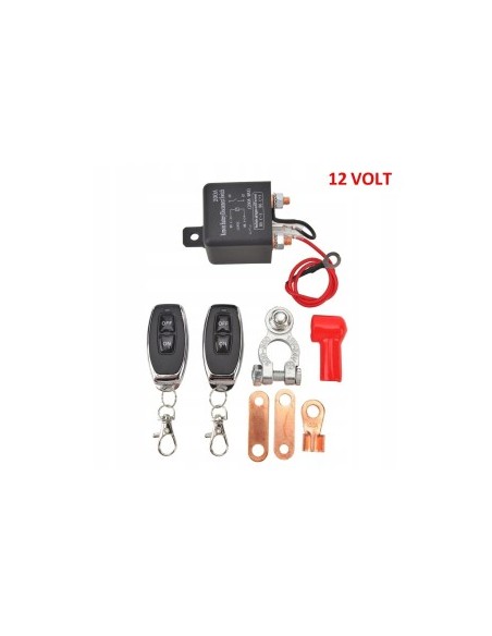Car Battery Disconnect Switch with Remote 12v 200A Anti-Theft