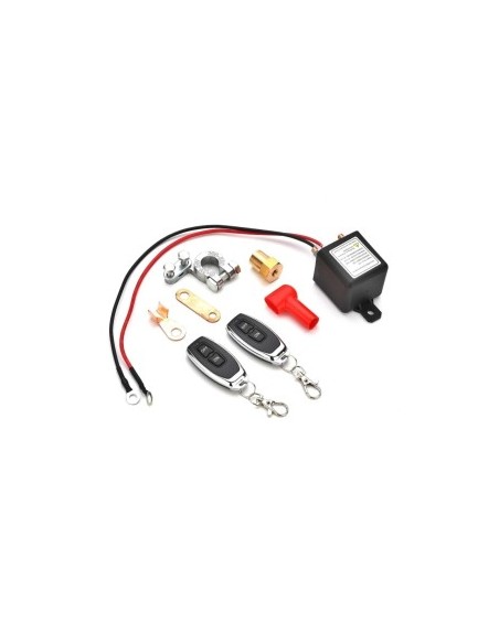 Car Battery Disconnect Switch with Remote 12v 200A Anti-Theft