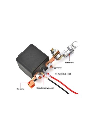 Car Battery Disconnect Switch with Remote 12v...