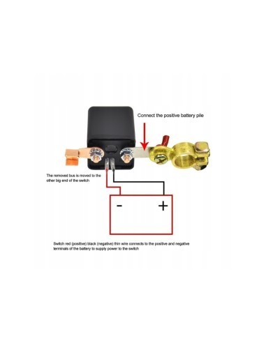 Car Battery Disconnect Switch with Remote 12v...