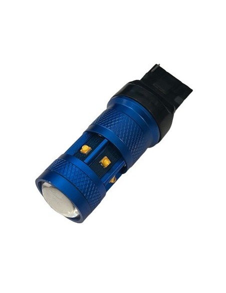 Car LED T20 7443 Yellow Canbus With 9 SMD 2525 12-24V with a single intensity