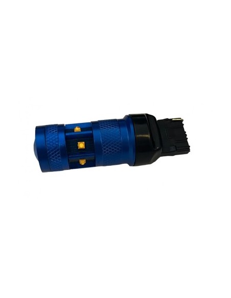 Car LED T20 7443 Yellow Canbus With 9 SMD 2525 12-24V with a single intensity