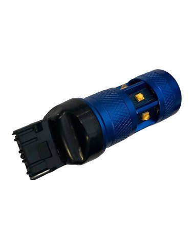 Car LED T20 7443 Yellow Canbus With 9 SMD 2525...