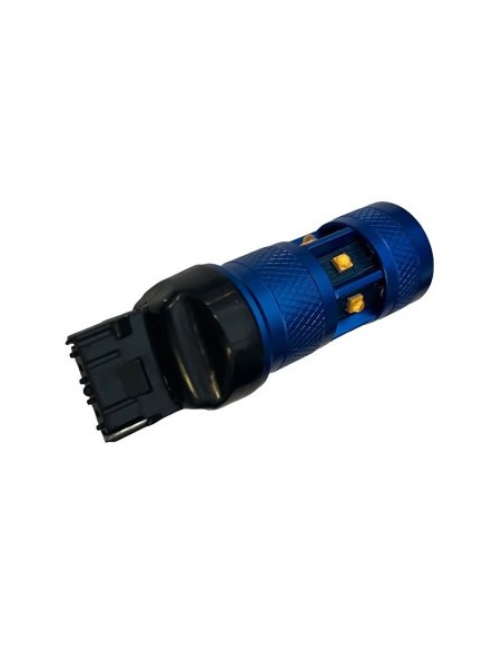 Car LED T20 7443 Yellow Canbus With 9 SMD 2525 12-24V with a single intensity