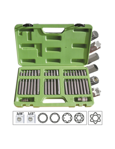 Special Set with 40 Screwdriver Heads for Torx Screws