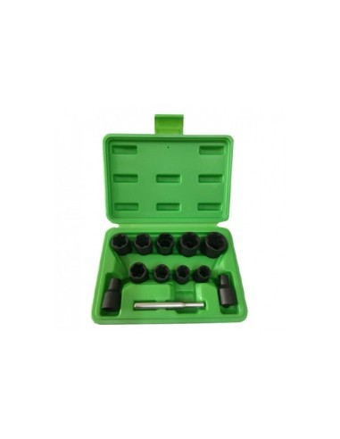 Striped Socket Set 3/8` for Worn and Anti-theft...