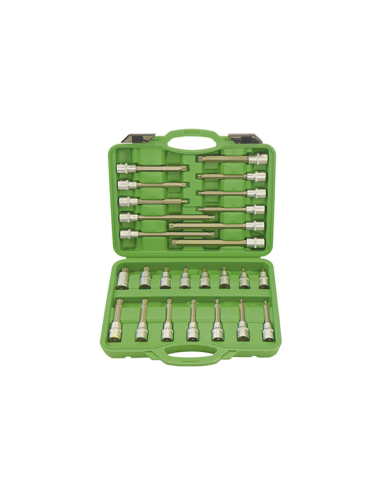 Socket Head Set for Screws 12 Faces with 26 Pieces