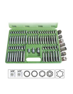 Special Screwdriver Bit Set 74 Pieces for Ribe Screws 12...