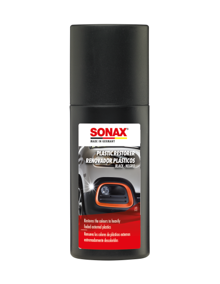 Exterior Plastic Restoration Solution SONAX Plastic Restorer Black 100ml