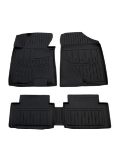 Rubber tray mat set for Hyundai I30 (Gd) (2011-2016)