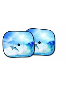 Set 2 side sunshades Dolphin 36x44 cm Bottari