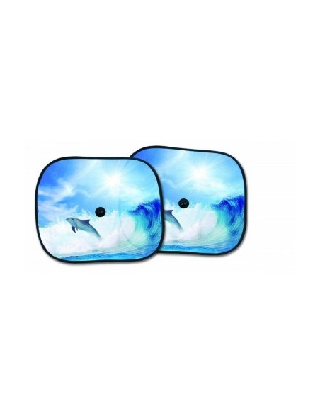 Set 2 side sunshades Dolphin 36x44 cm Bottari